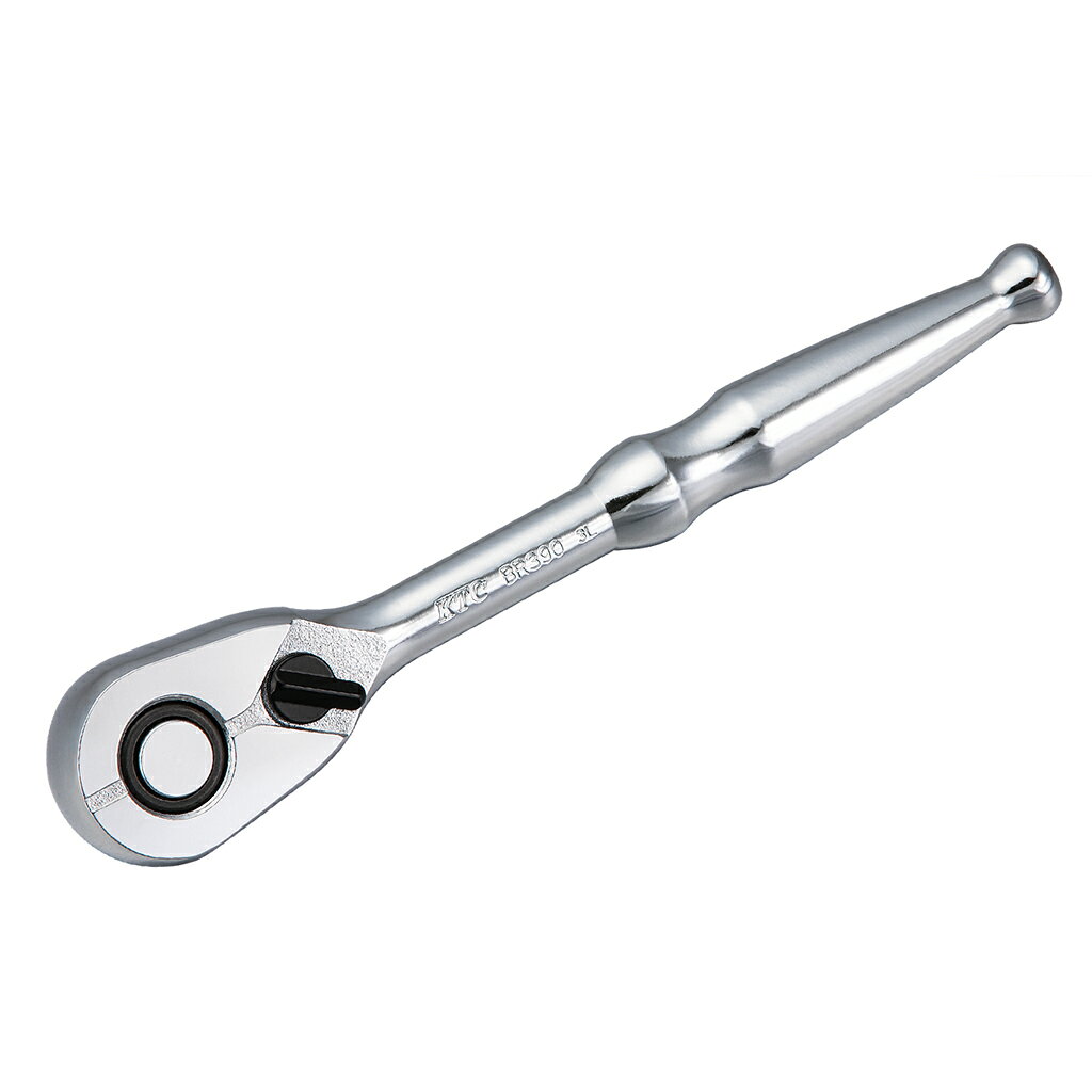 乐天商城 - KTC 9.5sq.ラチェットハンドル 90ギア BR390 STRAIGHT/02-3163 (KTC/ケーティーシー)