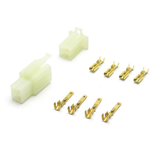乐天商城 - キタコ(KITACO) コネクターセット (110型4極) 0900-755-02002 STRAIGHT/07-0513 (KITACO/キタコ)