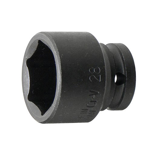 1/2"(12.7mm) インパクトソケット 28(mm） 永久保証 STRAIGHT/10-2628 (FLAG/フラッグ)