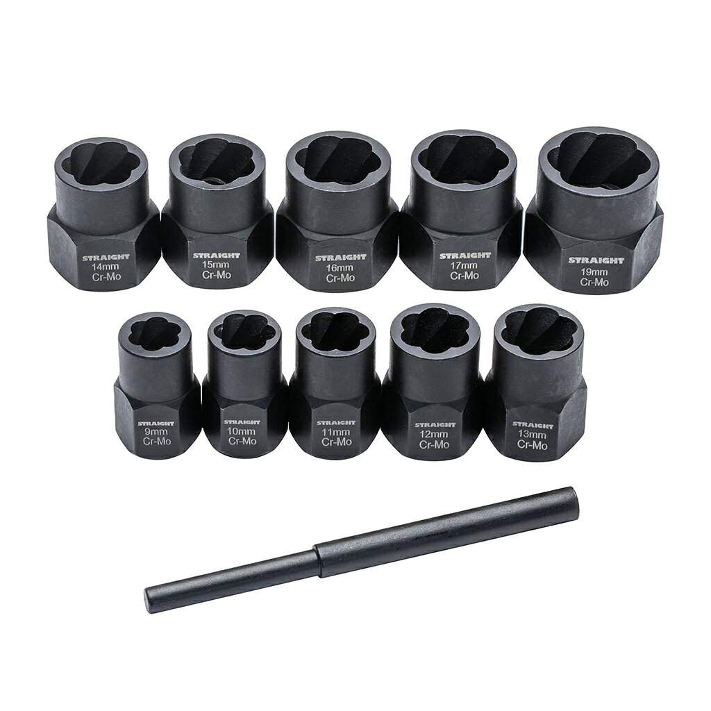 3/8"(9.5mm) トルネードソケットセット 10ピース