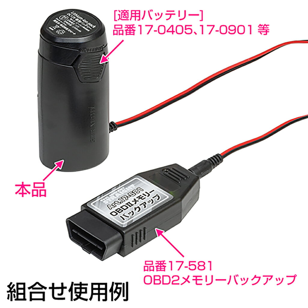 OBD2���꡼�Хå����å���12V�����ץ��� STRAIGHT/17-583 (STRAIGHT/���ȥ졼��)