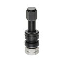 タイヤバルブ インサイド (内締め) 1ピース ショート(L43mm) φ14mm ブラック STRAIGHT/30-00142 (STRAIGHT/ストレート...