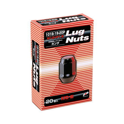 乐天商城 - KYO-EI(協永産業) ホイールナット(Lug Nut ラグナット) 20ピース M12×1.5 101B-19-20P STRAIGHT/30-3131 (KYO-EI/協永産業)