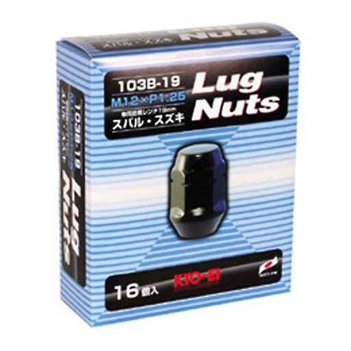 乐天商城 - KYO-EI(協永産業) ホイールナット(Lug Nut ラグナット) 16ピース M12×1.25 103B-19 STRAIGHT/30-319 (KYO-EI/協永産業)