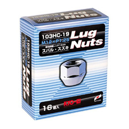 KYO-EI(協永産業) ホイールナット貫通タイプ(Lug Nut ラグナット) 16ピース M12×1.25 103HC-19-16P STR..