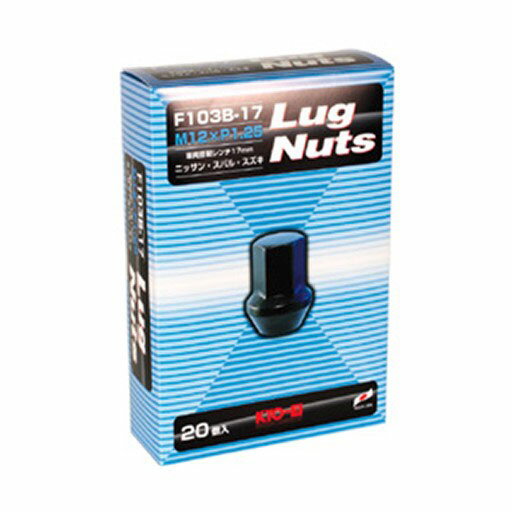 樂天商城 - KYO-EI(協永産業) ホイールナット(Lug Nut ラグナット) 20ピース M12×1.25 F103B-17-20P STRAIGHT/30-353 (KYO-EI/協永産業)