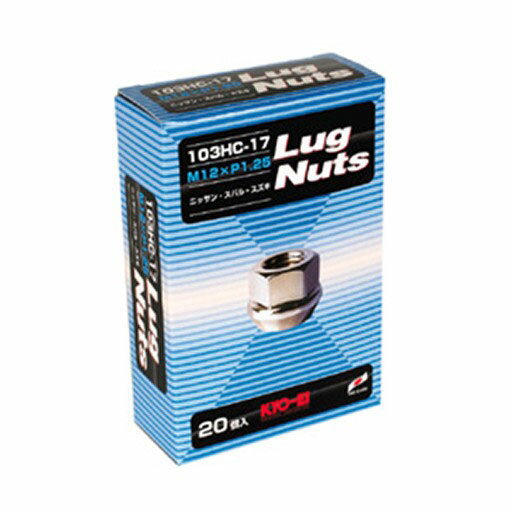樂天商城 - KYO-EI(協永産業) ホイールナット貫通タイプ(Lug Nut ラグナット) 20ピース M12×1.25 103HC-17-20P STRAIGHT/30-355 (KYO-EI/協永産業)