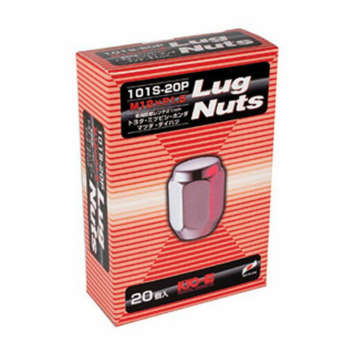 KYO-EI(協永産業) ホイールナット袋タイプ(Lug Nut ラグナット) 20ピース M12×1.5 101S-20P STRAIGHT/30-356 (KYO-EI/協永産業)