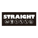 ツールカンパニーストレート(TOOL COMPANY STRAIGHT) ロゴステッカー 長方形 100×40(mm) STRAIGHT/39-652 (STRAIGHT/ストレート)