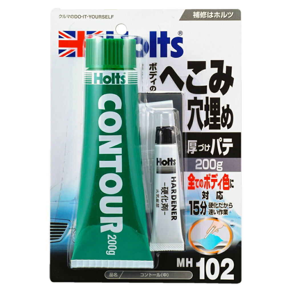 乐天商城 - ホルツ(Holts) コントール(厚づけパテ) 中サイズ 200g MH102 STRAIGHT/46-102 (Holts/ホルツ)