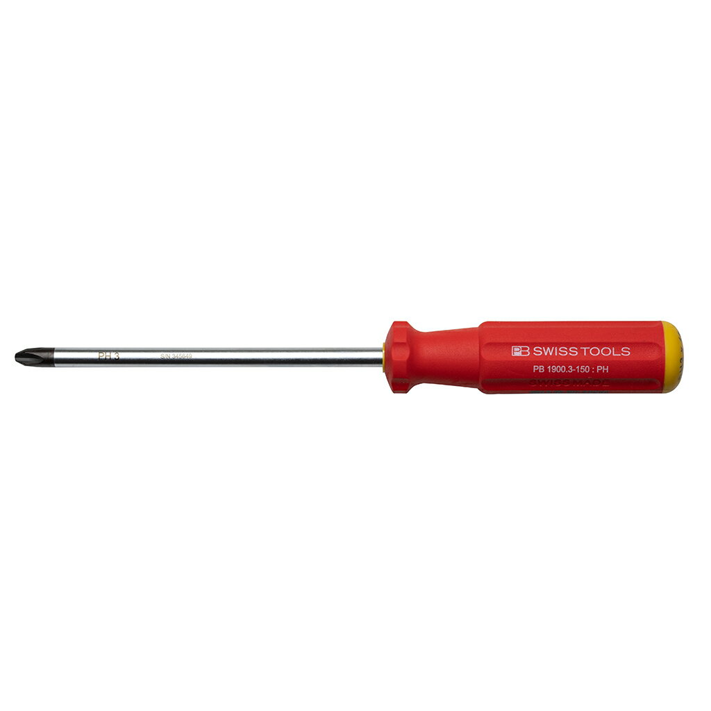樂天商城 - PB SWISS TOOLS(ピービー) スイスグリップクラシック プラスドライバー No.3 軸長150mm 1900-3-150【日本限定品】 STRAIGHT/98-0008 (PB/ピービー)