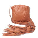ボッテガ ヴェネタ BOTTEGA VENETA ショルダーバッグ ザ・フリンジ ポーチ 630363 VCP40 7628 ナッパレザー クレイ 【新品】 ブ...