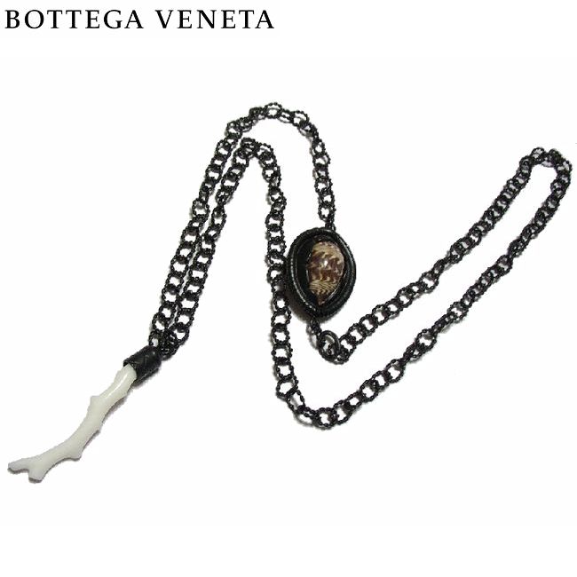 BOTTEGA VENETA ボッテガ　ヴェネタ コーラル シェルシルバーネックレス（白珊瑚）【新品】【YDKG-tk】【コンビニ受取対応商品】