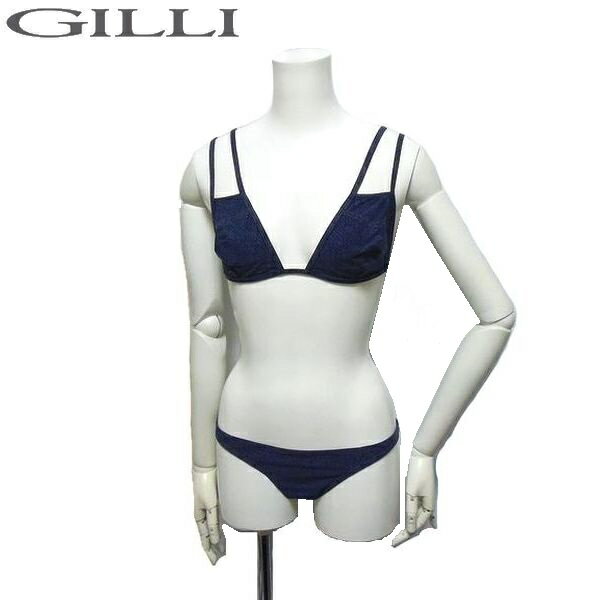 デニム水着｜GILLI ジリ ビキニ 水着（スイムウェア)　ブルーデニム Sサイズ【新品】【smtb-tk...