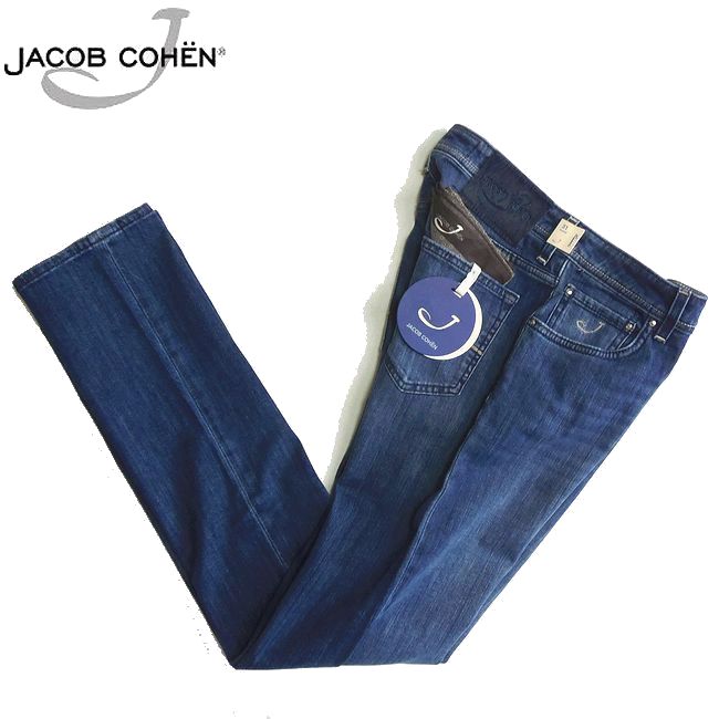 JACOB COHEN ヤコブコーエン J622 02697W3-5501 R9 COMFORT ストレッチジーンズ インディゴブルー 31インチ 新品 ブラン...