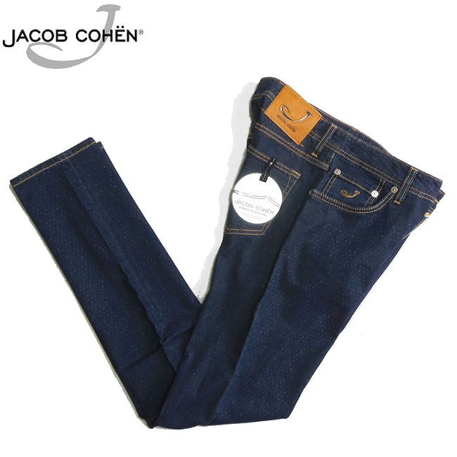 JACOB COHEN ヤコブコーエン J622 SLIM COMFORT 01455W3-5501 ラメ混紡 ストレッチジーンズ 32インチ 新品 ブランド ...
