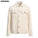 ディーゼル DIESEL ディーゼル デニムジャケット D-RILEY-GIACCA アイボリー Sサイズ【新品】【YDKG-tk】【コンビニ受取対応商品】メンズ ブランド Gジャン