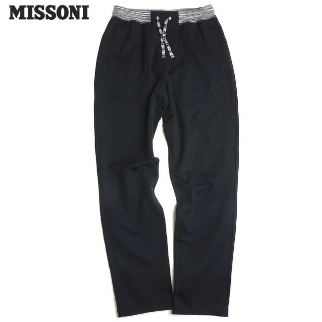 MISSONI ミッソーニ スエットパンツ ブラック Mサイズ 新品 ブランド メンズ ジャージィ
