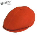 Borsalino ボルサリーノ ヴァージンウール キャスケット ハンチング 帽子 B15050 レッドブラウン 58cm 59cm【新品】【あす楽】ブランド メンズ