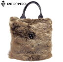 EMILIO PUCCI エミリオ プッチ ラビットファー トートバッグ 【新品】【smtb-TK】【YDKG-tk】【あす楽】 ブランド レディース 秋冬 毛...