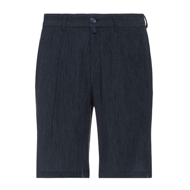 Rakuten - EMPORIO ARMANI エンポリオ アルマーニ ヴィスコース ショートパンツ A1P930 ミッドナイトブルー 44サイズ 新品 ブランド メンズ 春夏 ハーフパンツ