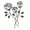 【ウォールオーナメントローズ】壁飾り・アイアンデコレーション壁掛け・バラ・ばら・薔薇プレゼント・オブジェ
