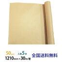 サンユー印刷 50gクラフト紙 1210mm×30m巻 5巻