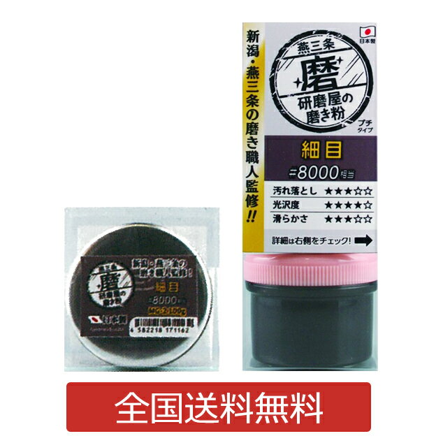 【ポイント10倍】研磨屋の磨き粉シリーズ 細目 クリーム20g入り 研磨剤 金属 水垢 汚れ落とし 下地作り #8000相当