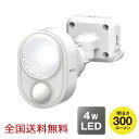 【ポイント10倍】4W×1灯 LED センサーライト 防犯 投光器