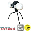 【ポイント10倍】どこでもセンサーライトダブル LED
