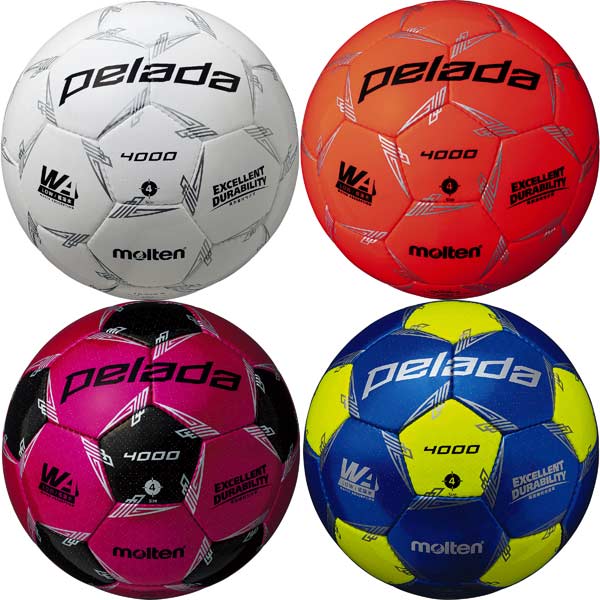 サッカーボール 4号球 モルテン ペレーダ 4000 小学 ジュニア 公式 試合球 サッカー ボール F4L4000 PELADA moltenセール サッカー 用品 セール