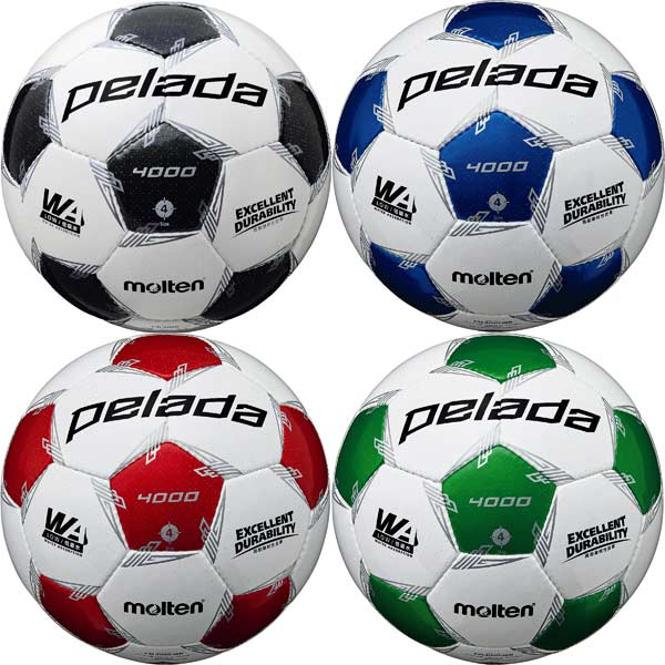 サッカーボール 4号球 モルテン ペレーダ 4000 小学 ジュニア 公式 試合球 サッカー ボール F4L4000 PELADA moltenセール サッカー 用品 セール