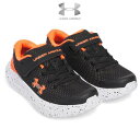 ジュニア キッズ シューズ アンダーアーマー UA SURGE 4 AC サージ ランニングシューズ 子供 運動靴 スポーツ ランシュー ベルクロ 3027104-005 underarmour(4)