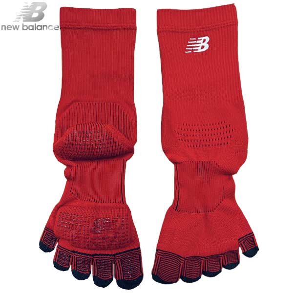 ソックス 靴下 ニューバランス NB ショートソックス 5本指 ハイパフォーマンス グリップソックス サッカー フットサル 滑り止め グリップ付き LAS456...