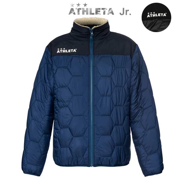 コート ジュニア アスレタ Jr リバーシブル中綿ボアJK スポーツ ウェア 04139J ATHLETA