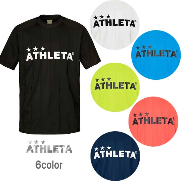 アスレタ プラクティスシャツ サッカー フットサル トレーニング スポーツ ジム 半袖 02389 ATHLETA