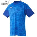 【種別】 ウェア 【メーカー名】　プーマ(puma) 【カラー】 02)エレクトリックブルー 【素材】 前身頃/ピケ:ポリエステル（リサイクル100%） 後身頃/ピケ:ポリエステル（リサイクル100%) 【ご注意】　画面上と実物では多少色具合が異なって見える場合もございます。ご了承ください。プーマ(puma)/サッカー ウェア TEAM CUP トレーニング シャツ プラシャツ トレーニングウェア プラクティスシャツ 658678-02