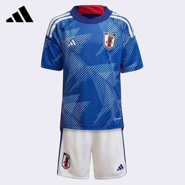ウェア サッカー アディダス ジュニア キッズ 日本代表 2022 カタールW杯 ホーム ミニキット セット Jr. 折り紙 オリガミ origami KO427-HC6300 adidasネット注文 サッカー 用品 セール