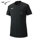 ミズノ フットボール サッカー フットサル ウェア 審判服 レフリーウェア 半袖 レフェリー 審判 シャツ ユニセックス P2MABA0109 mizuno