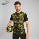 プーマ ウエア サッカー メンズ ボルシア ドルトムント プレマッチ 半袖 シャツ プラシャツ トレーニング ウェア BVB DORTMUND 779114-02 puma