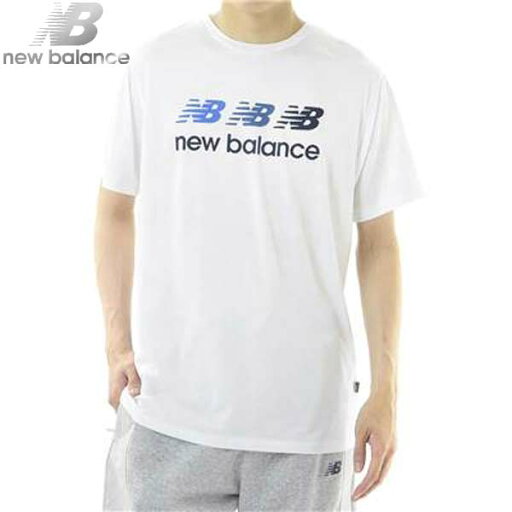 ニューバランス ウェア パフォーマンスグラフィックショートスリーブTシャツ トリプルロゴ トレーニング スポーツ 半袖 白 ホワイト AMT41001-WT New Balance ニューバランス ウェア パフォーマンスグラフィックショートスリーブTシャツ トリプルロゴ トレーニング スポーツ 半袖 白 ホワイト AMT41001-WT New Balance