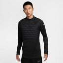 ナイキ ウェア サッカー ストライク Therma-FIT 1/4ジップ ハーフジップ ドリルトップ トレーニング サムホール スリムフィット 防寒 FZ056...