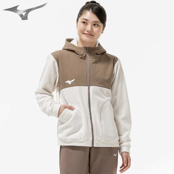 ミズノ プルーフフリースジャケット スポーツ トレーニング ウエア 防寒 撥水 ストレッチ フード付き ..