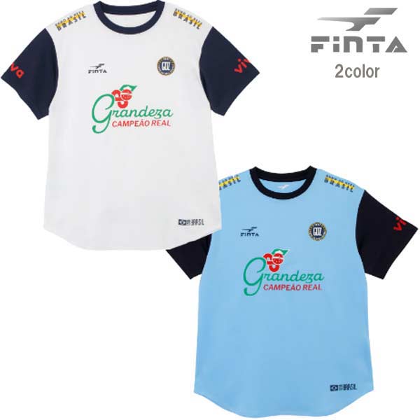 フィンタ GDZプラクティス シャツ 半袖 サッカー フットボール スポーツ トレーニング UVカット 吸汗速乾 ウエア FT4412 FINTA -メール便0...