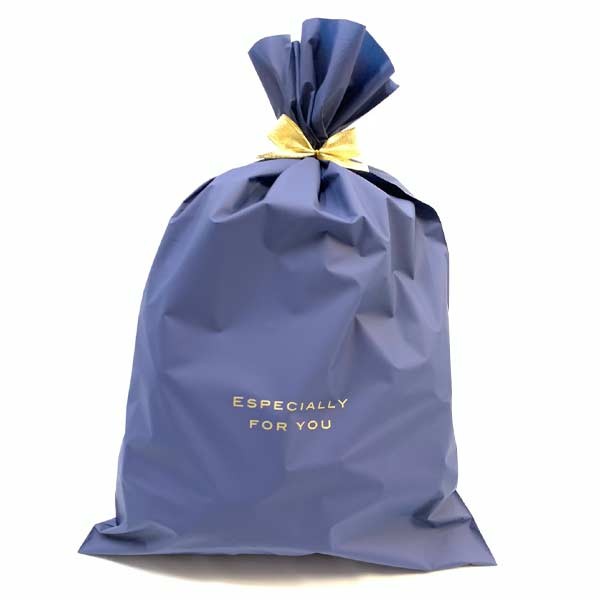 ラッピングバッグ Yリボン(Mサイズ) EVN-BL /ラッピング(単独購入不可商品)