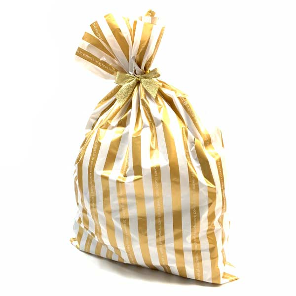 Gストライプギフトバッグ Yリボン(Lサイズ) GDS-BM /ラッピング(単独購入不可商品)