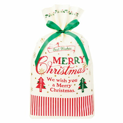 クラシカルクリスマスギフトバッグ(Mサイズ) XCL-RBM /ラッピング(単独購入不可商品)