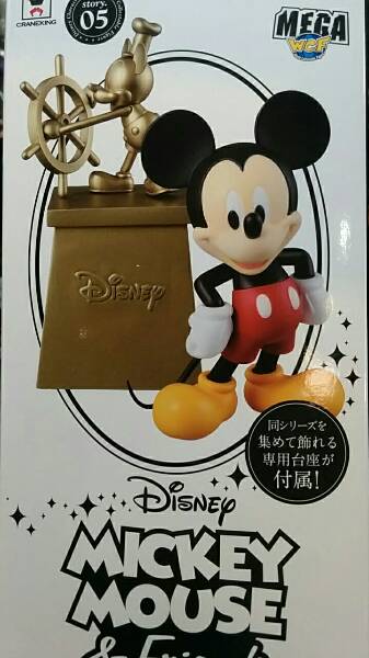 【Disney】ディズニーキャラクターズ ワールドコレクタブルフィギュア story.05「ミッキー＆フレンズ」MEGAワールドコレクタブル(ゴールド胸像）