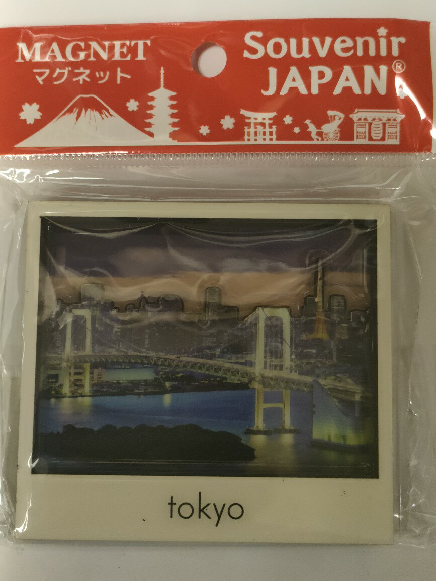 Rakuten - 【tokyo(夜景)】木製マグネット　お土産・インバウンド向け商品 冷蔵庫 キッチン 個包装 Souvenir Japan　日本土産　東京の夜景