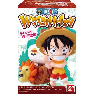 【ワンピース】Wマスコット　ルフィ＆サウザンド・サニー号(単品)